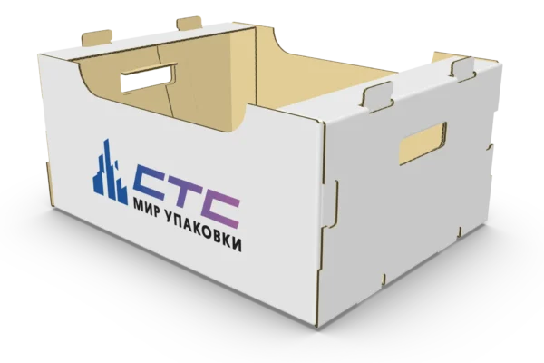 Гофролоток под овощи, ручной, до 8 кг (364x273x168 мм)