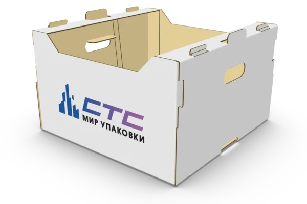 Гофролоток под яблоки, ручной, до 15 кг (370x390x231 мм)
